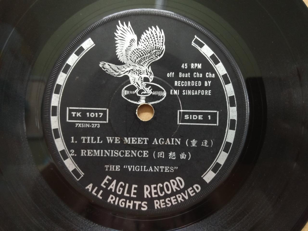 Mega Rare Singapore Vigilantes Band OB Cha Cha Instrumental Music 7" EP CEP2940