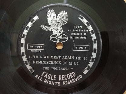 Mega Rare Singapore Vigilantes Band OB Cha Cha Instrumental Music 7" EP CEP2940