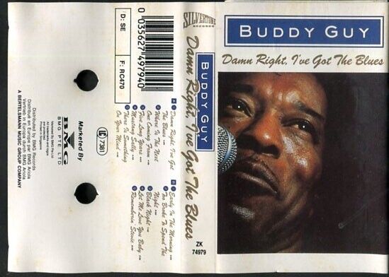 Buddy Guy Damn Right, I've Got the Blues 1991 Singapore Cassette 卡帶 磁帶 CS467