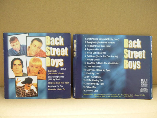 Mega Rare Backstreet Boys BSB On Cover Only Malaysia CD FCS7667