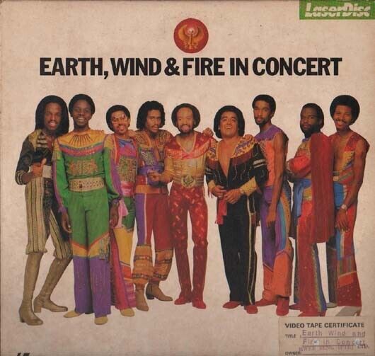Earth, Wind & Fire In Concert 1981 Rare Pioneer Japan Laserdisc LD LD439