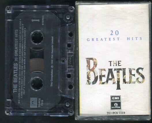 The Beatles John Lennon 20 Greatest Hits 1982 EMI Rare Singapore Cassette CS294