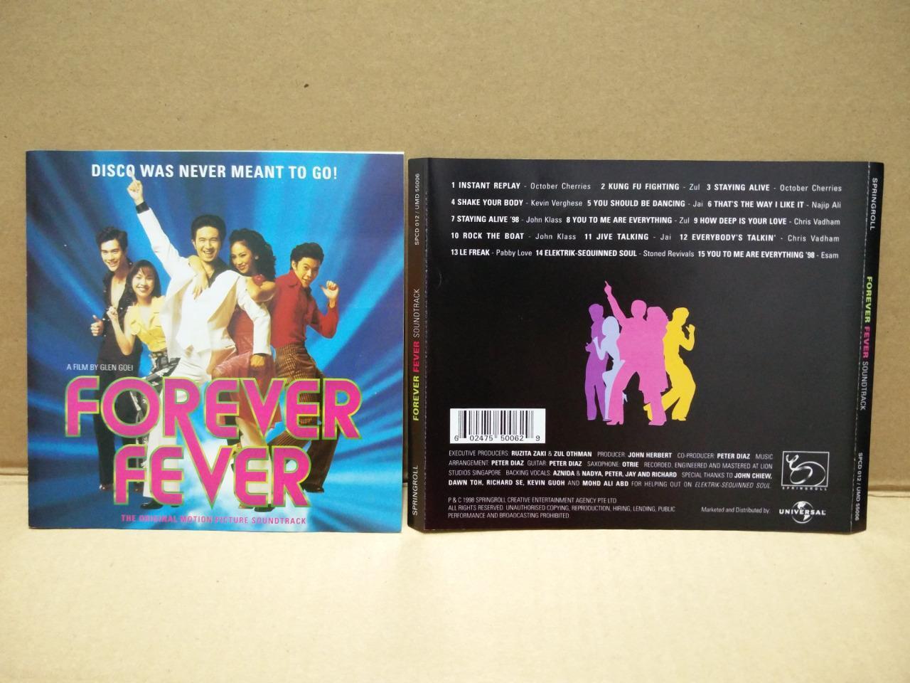 Rare Singapore Forever Fever OST John Klass Jai October Cherries 1998 CD FCS7631