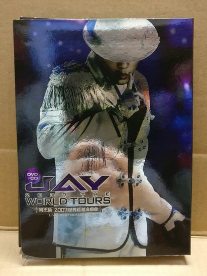 Taiwan Jay Chou 周杰伦 2007 世界巡回演唱会 2008 Rare Singapore Chinese 2x CD + DVD FCB2108