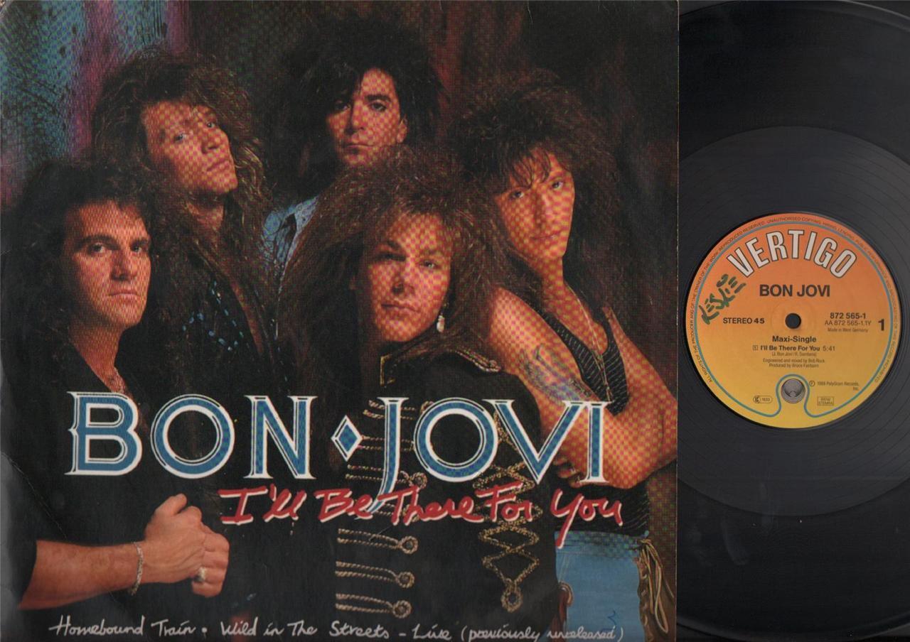 Bon Jovi Band I'll Be There For You 1987 Vertigo  West Germany LP 12" ELP1749