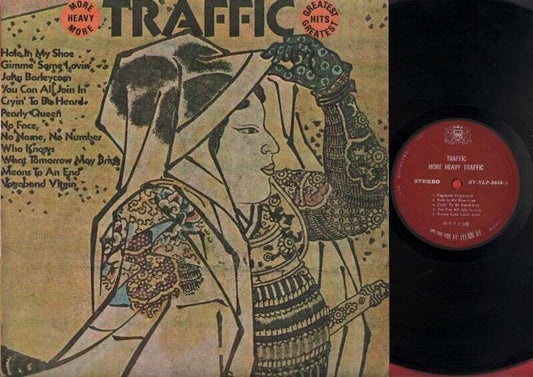 TRAFFIC Greatest Hits Rare Cover & Taiwan Chinese Label  LP 12" ELP1007
