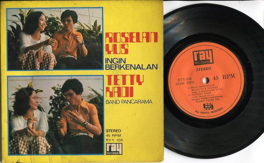 Malaysia Malay Roselan Yus Tetty Kadi & Band Pancarama Singapore 7" EP MEP423