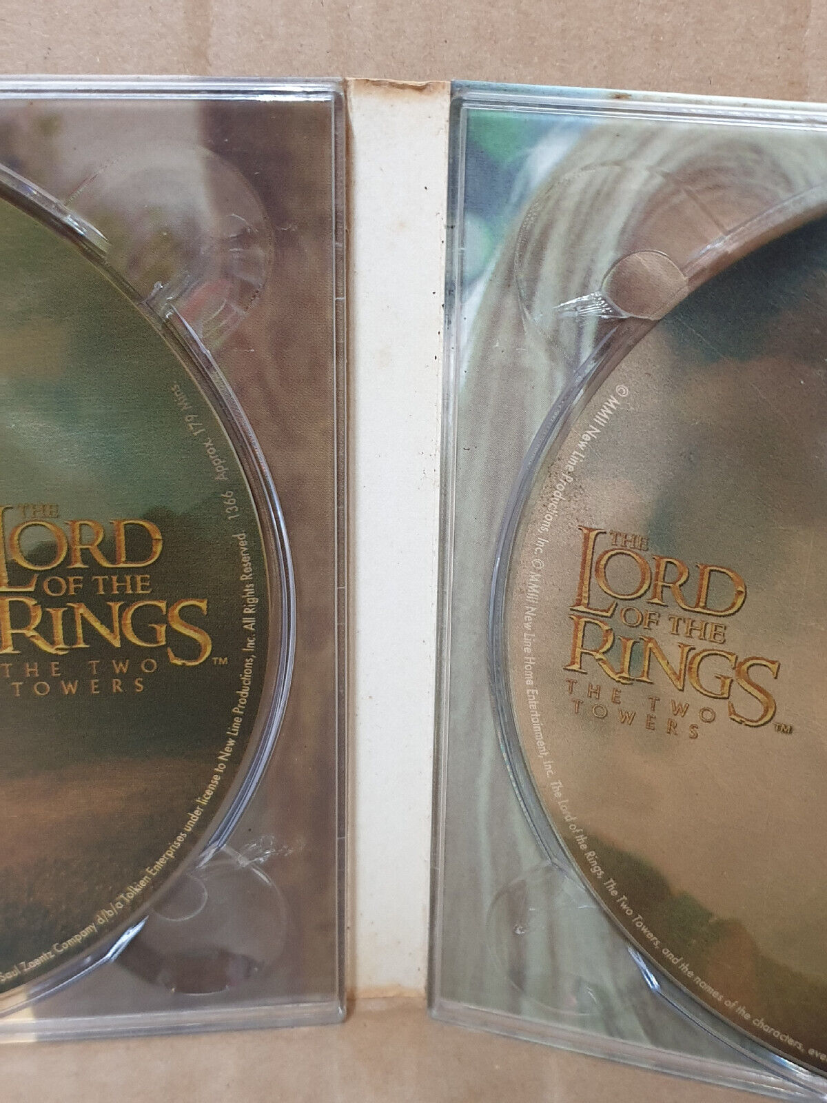 The Lord of The Rings The 2 Towers Singapore Video 3x VCD (FCB2545) E