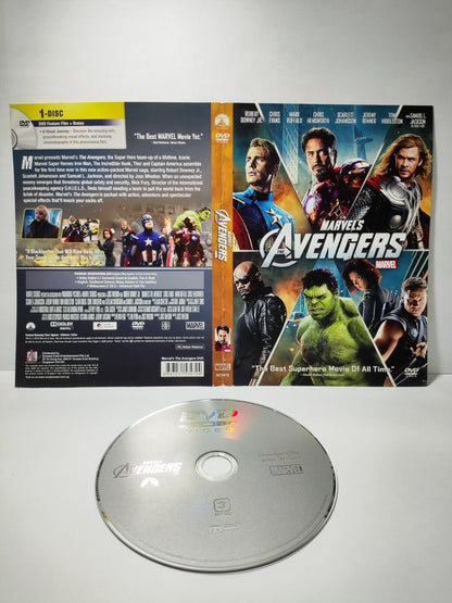 Movie Marvel's The Avengers DVD Disc & Cover Region 3 (NO Case) (DC029)