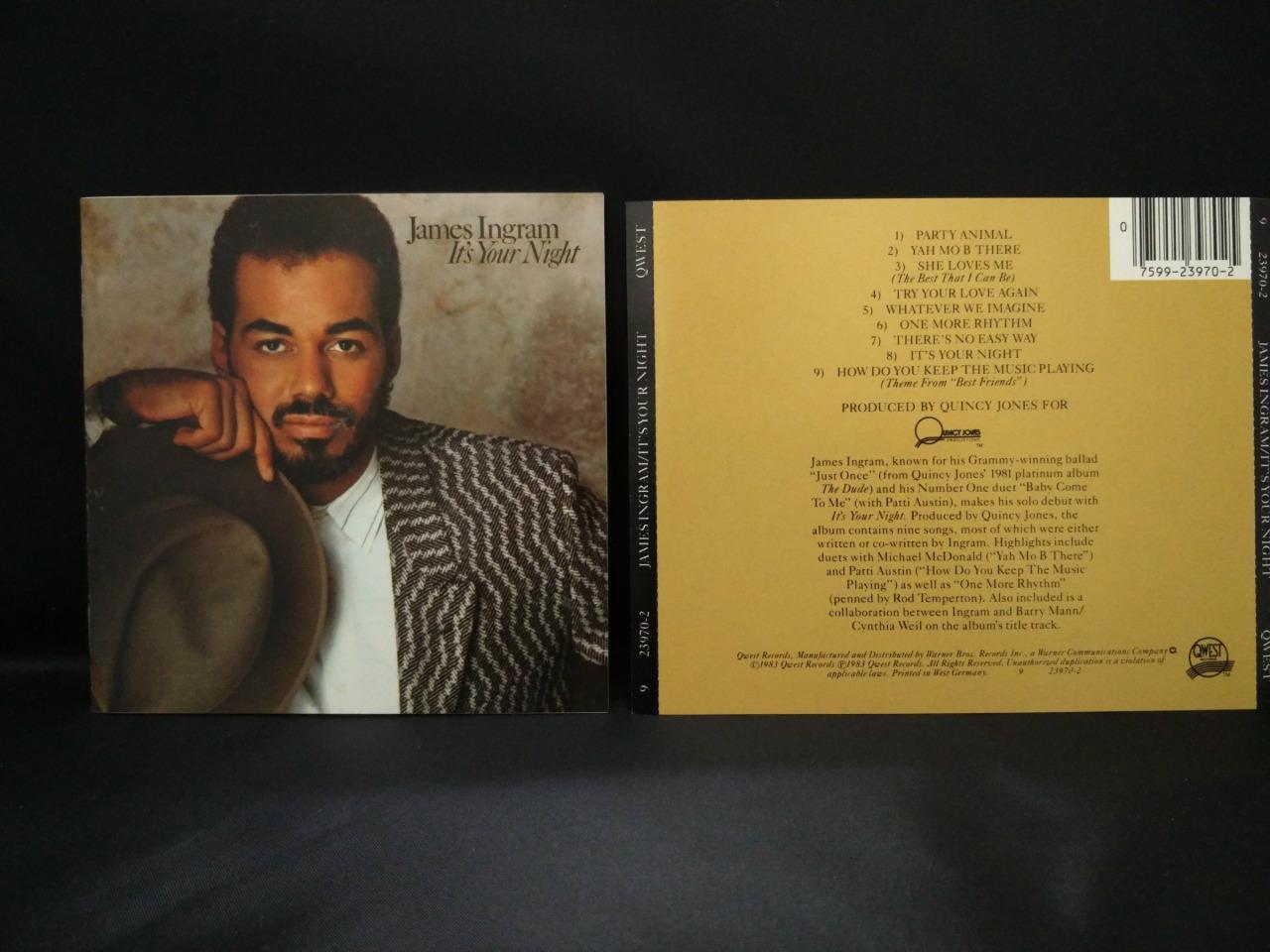 James Ingram It's Your Night 1983 Germany CD FCS8014