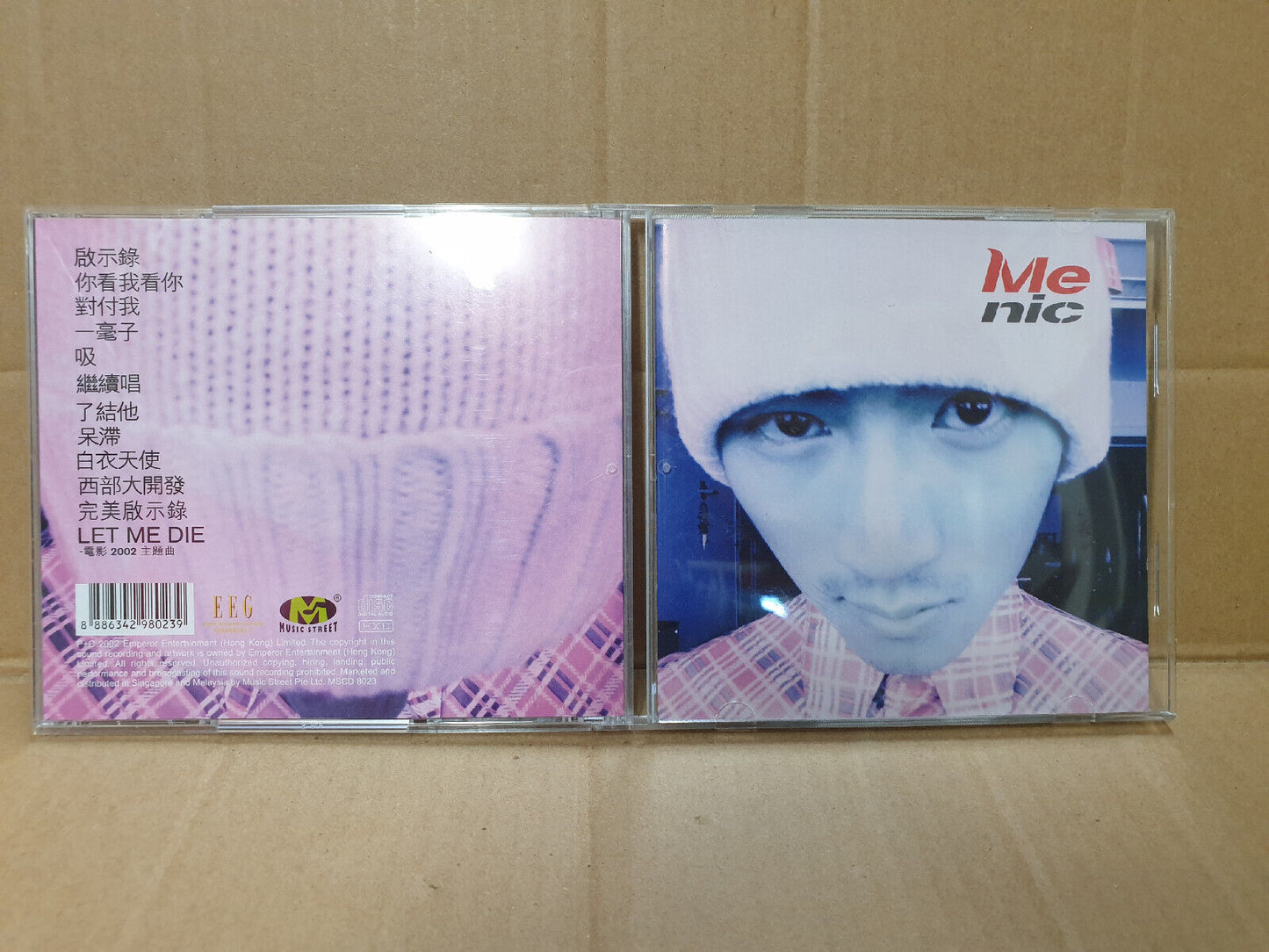 Nicholas Tse 谢霆锋 Me Nic 2002 Chinese Singapore CD (FCB2496)