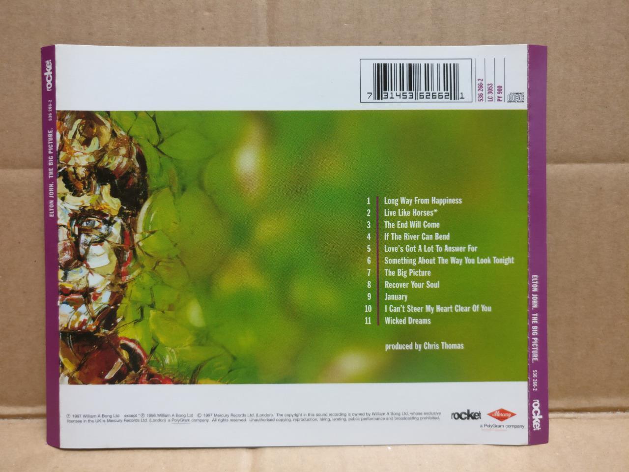 AMM Elton John The Big Picture 1997 English CD FCS10054 (No Case)