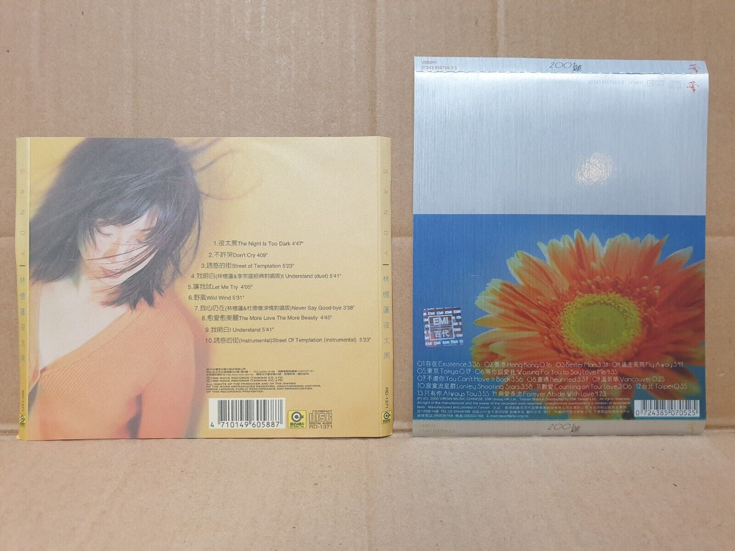HK Sandy Lam 林忆莲 林憶蓮 Chinese 5x CD+VCD+(2xCD)+(2xVCD) Set Lot  Of 8 (FCS10339) I