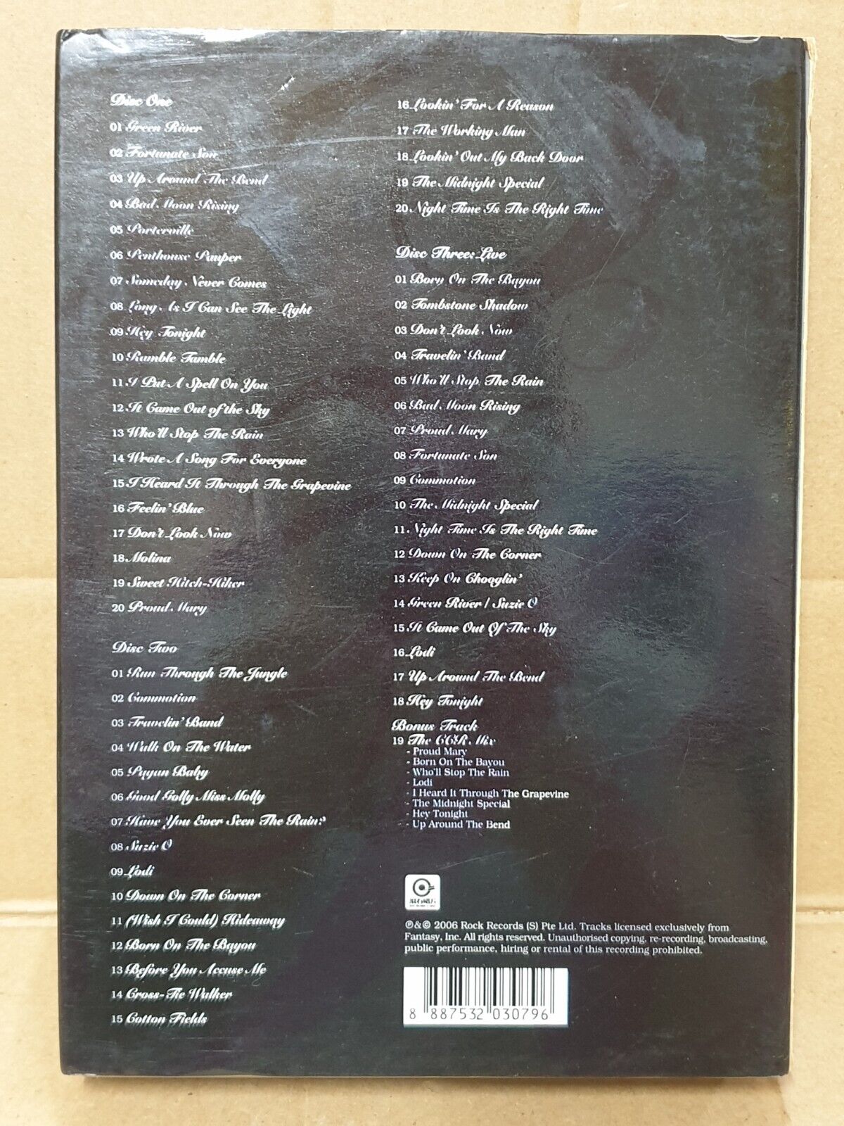 CCR Creedence Clearwater Revival Platinum 2006 English 3x CD (FCB2435)