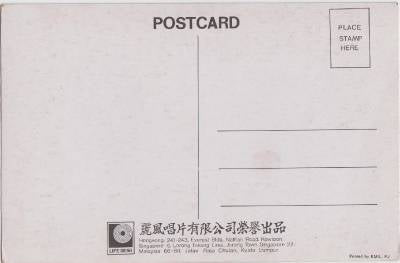 AMM18 Singapore Female Singer Pretty Woman Life Color Photo Card Not Postcard PC247