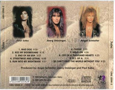 AMM18 Sabu Band 1996 Mad Dog Germany English CD FCS5242