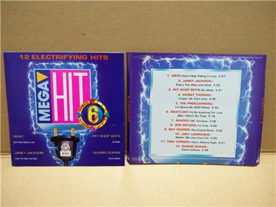 AMM18 MEGA HIT 6 Pet Shop Boys Meatloaf Compil 1993 EMI Malaysia English CD FCS7614