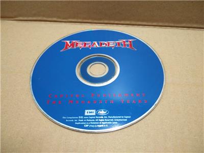 AMM18 Megadeth Capitol Punishment 2000 Skull Devil Cover Malaysia English CD FCS7623