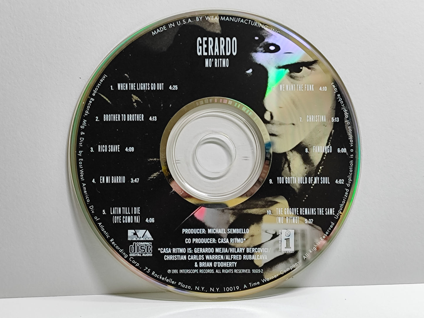 Gerardo - Mo' Ritmo CD (AMS007)