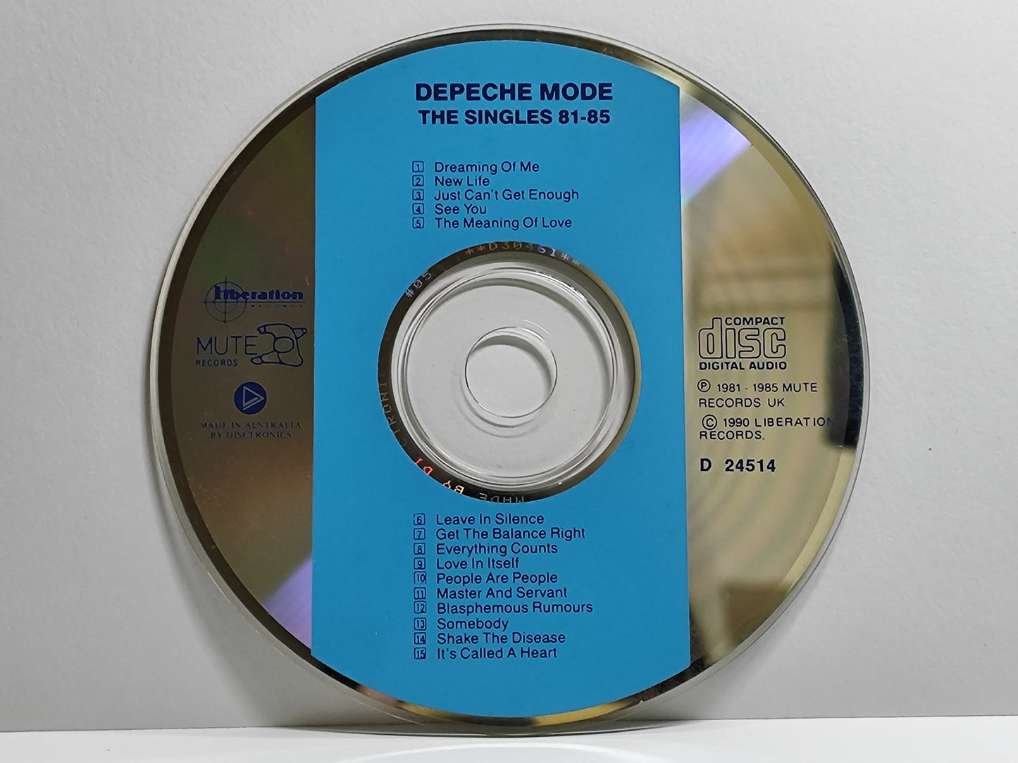 Depeche Mode - The Singles 81-85 CD (AMS018)