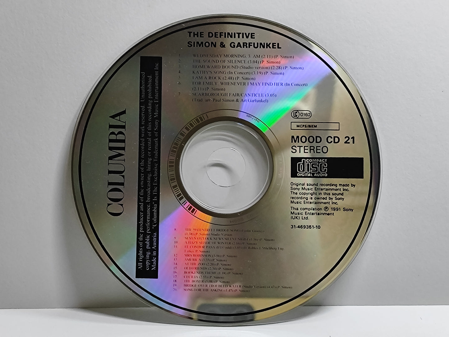Simon & Garfunkel - The Definitive Simon and Garfunkel CD (AMS025)
