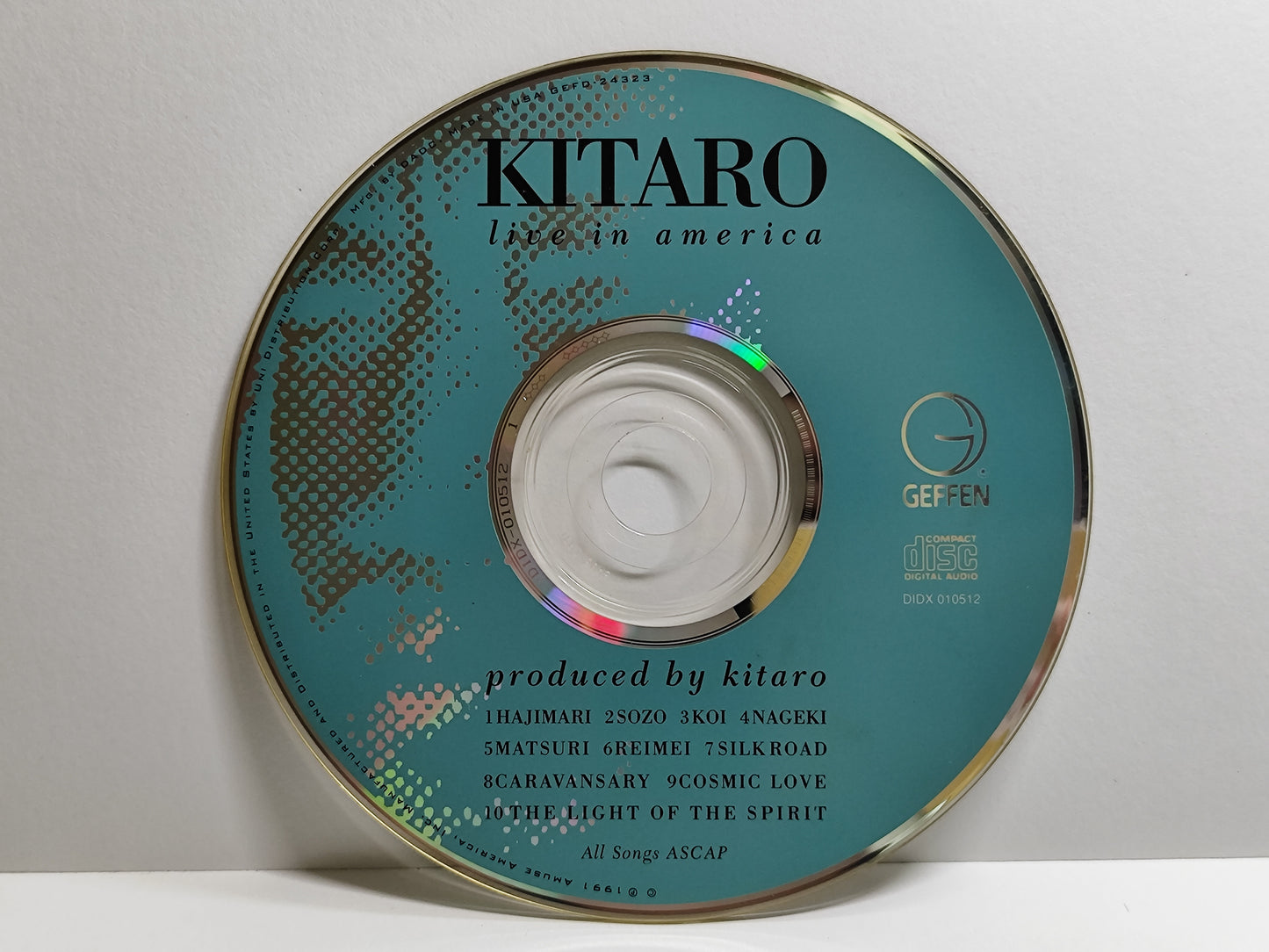 Kitaro - Live in America CD (AMS032)