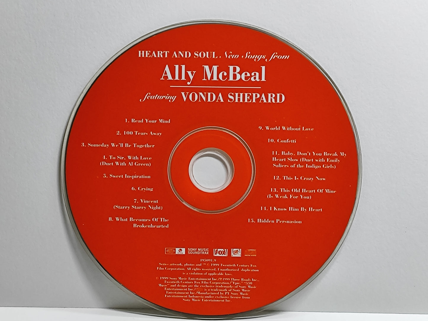 Vonda Shepard - Heart And Soul: New Songs From Ally McBeal CD (AMS033)