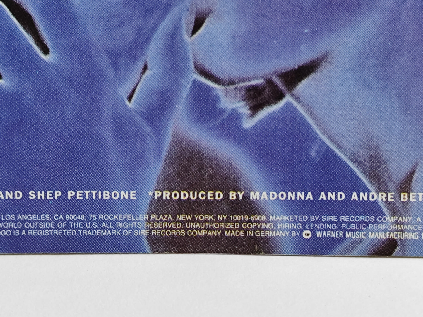 Madonna - Erotica CD (AMS041)