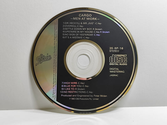 Men At Work - Cargo CD (1983 Japan 1st Pressing) (AMS044)