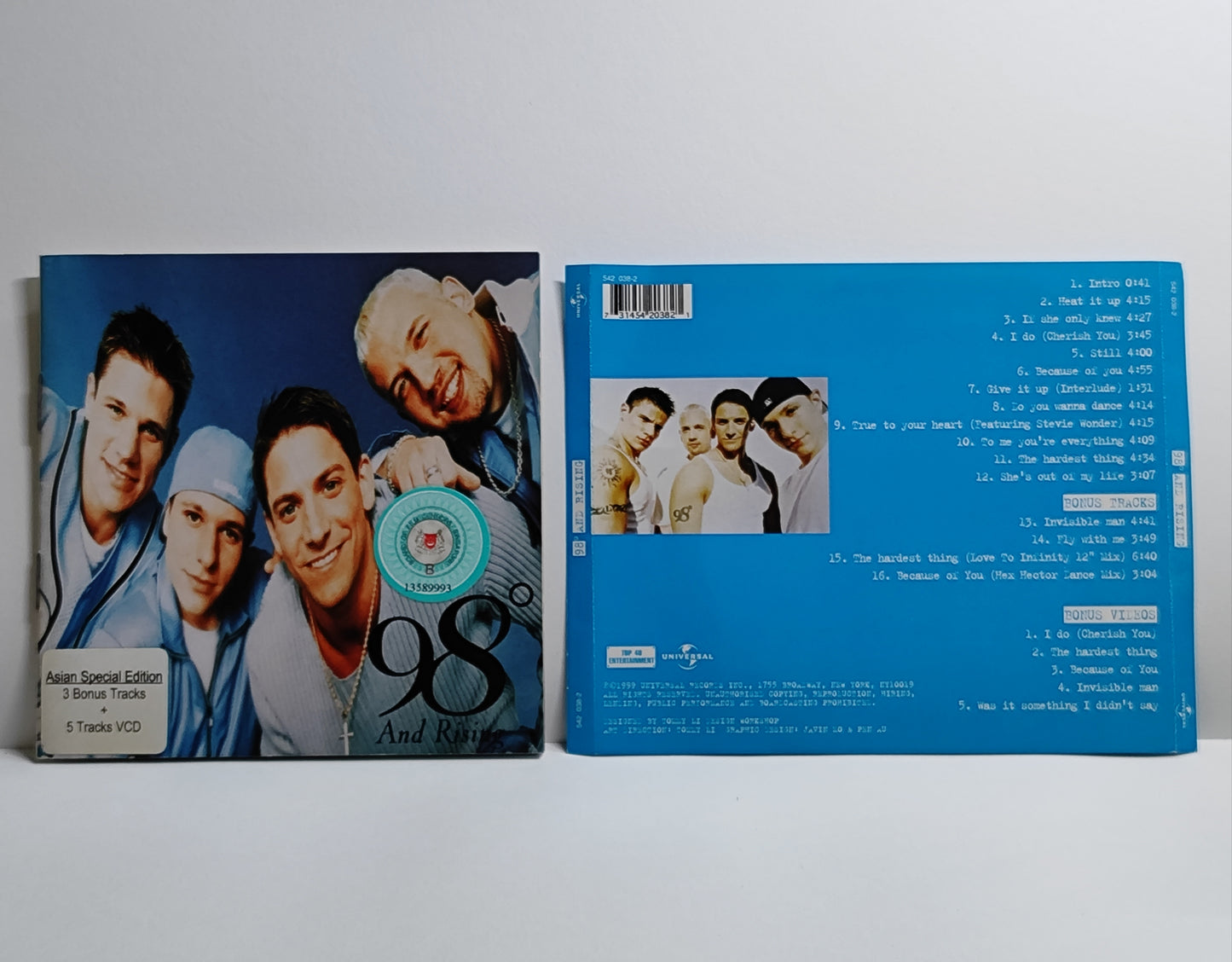 98 Degrees - 98 And Rising Asian Special Edition CD+VCD (AMS050)