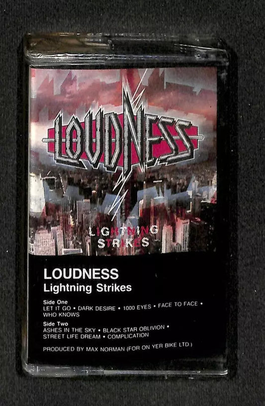 AMM18 Sealed Loudness Lightning Strikes 1986 Malaysia English Cassette CS1764