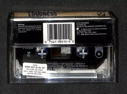 AMM18 Sealed Loudness Lightning Strikes 1986 Malaysia English Cassette CS1764