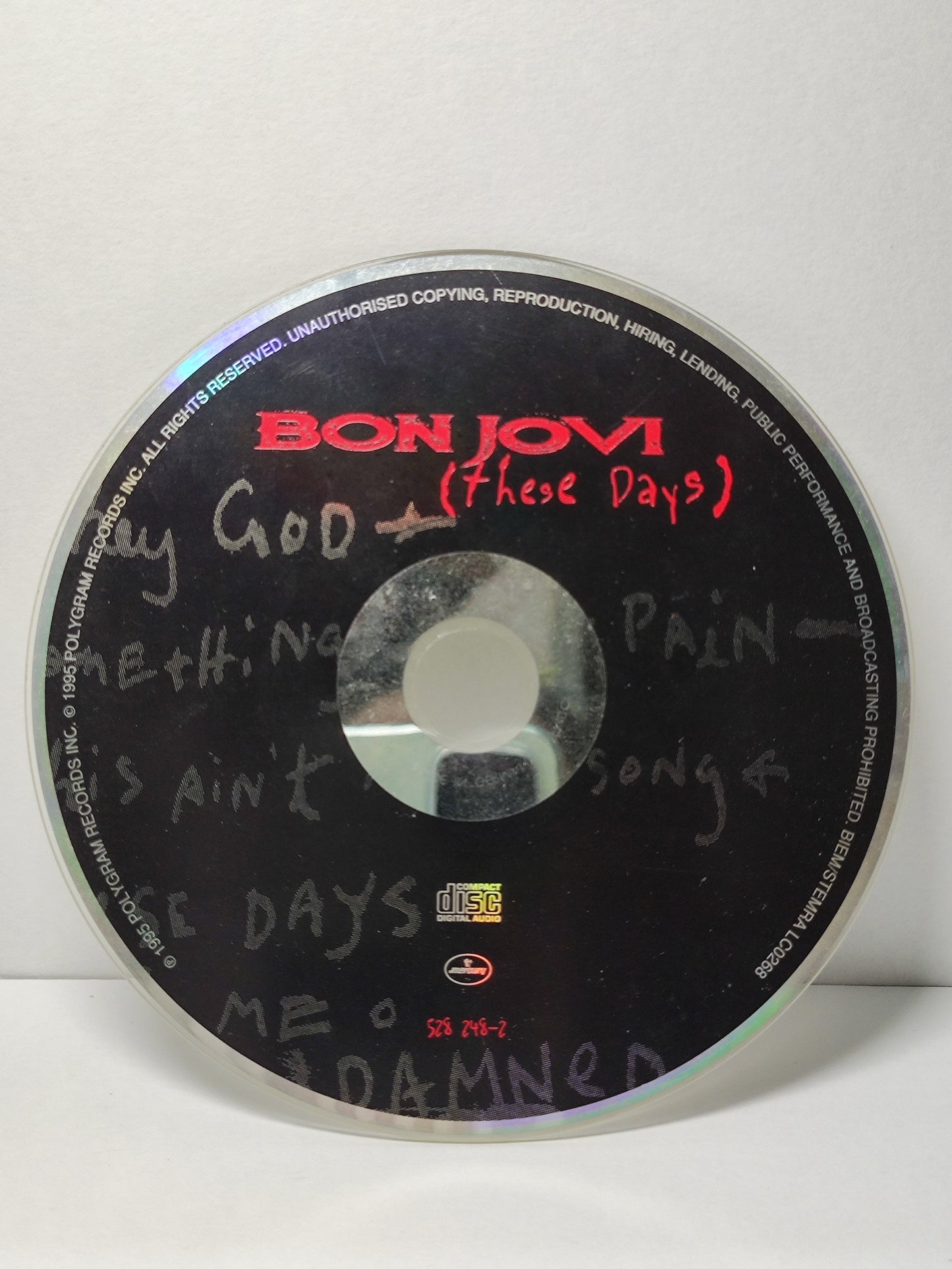 AMM25 BON JOVI THESE DAYS 1995 English CD FCP010