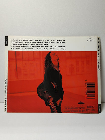 AMM25 RICK PRICE HEAVEN KNOWS 1992 AUSTRIA English CD FCP011