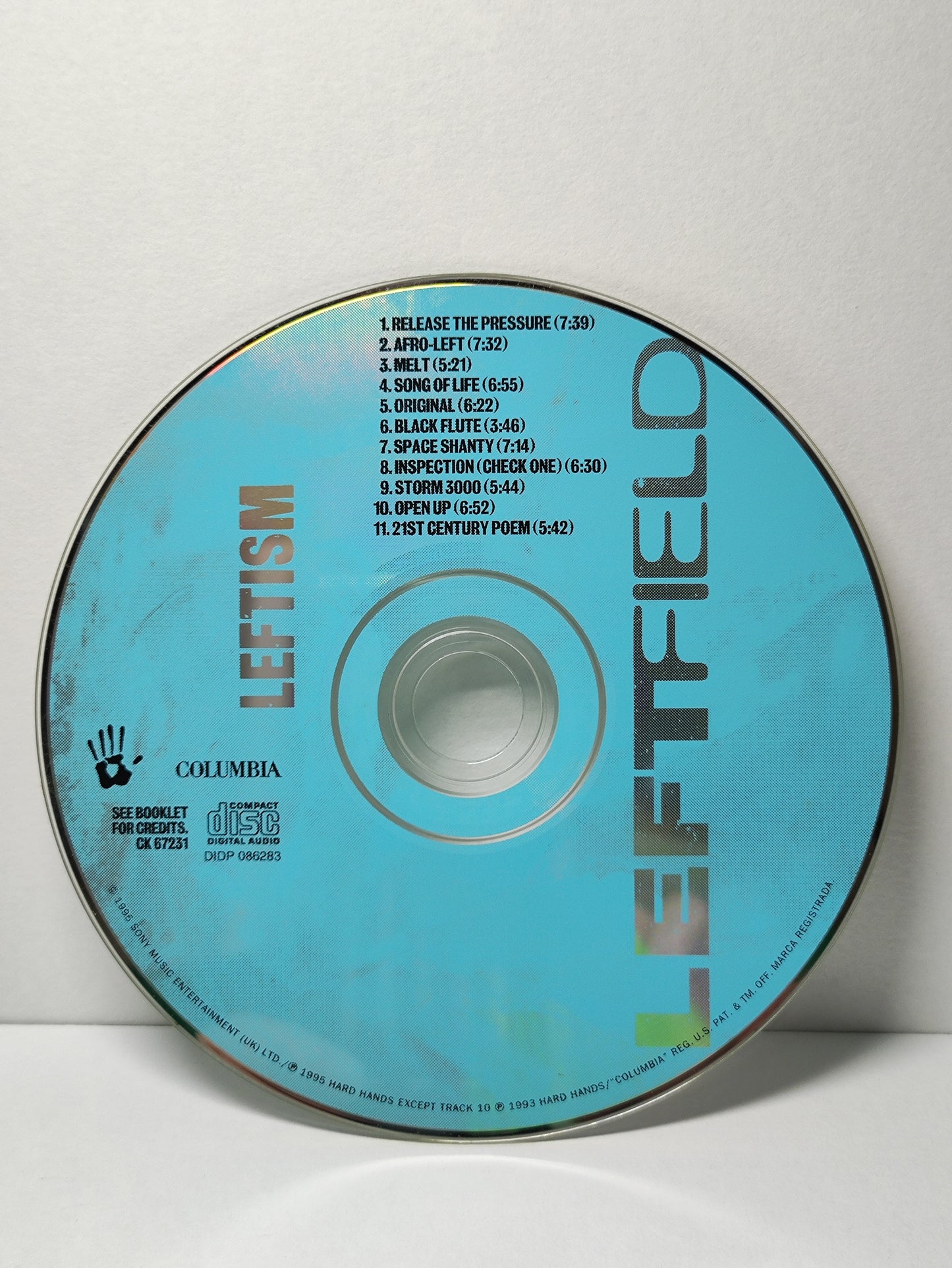 AMM25 LEFTFIELD LEFTISM 1995 UK English CD FCP014