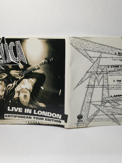 AMM25 METALICA LIVE IN LONDON ANTIPDEAN TOUR EDITION 1997 English CD FCP016