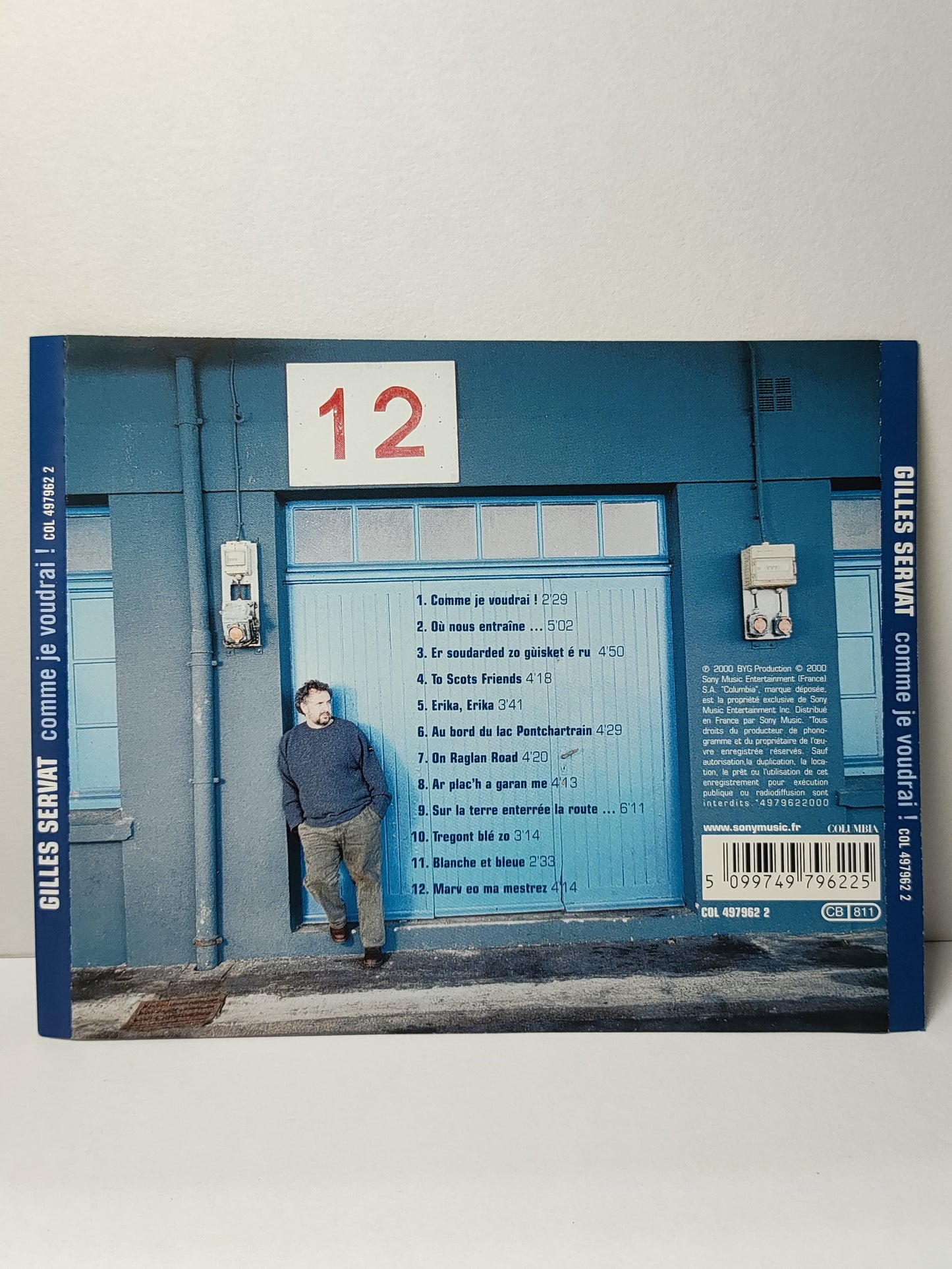 AMM25 Gilles Servat – Comme Je Voudrai ! 2000 France Non English CD FCP018