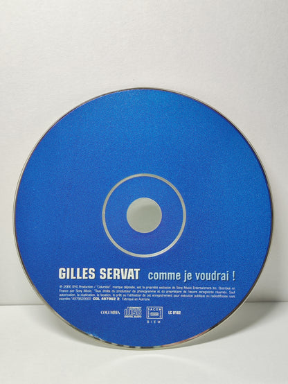 AMM25 Gilles Servat – Comme Je Voudrai ! 2000 France Non English CD FCP018