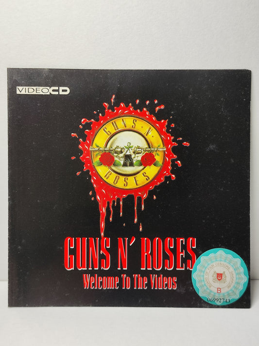 AMM25 GUNS N ROSES WELCOME TO THE VIDEOS 1998 USA English VIDEO CD VCD FCP019