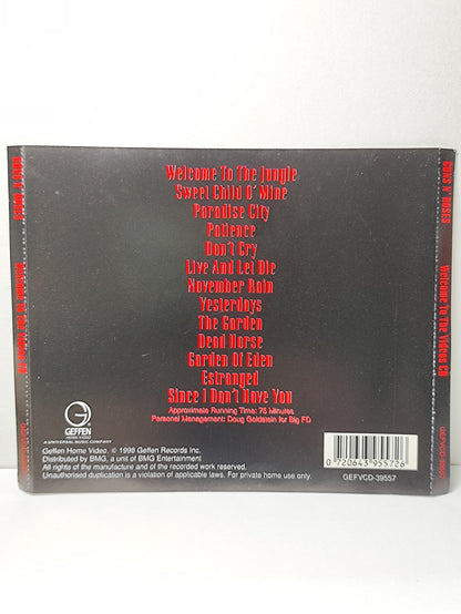 AMM25 GUNS N ROSES WELCOME TO THE VIDEOS 1998 USA English VIDEO CD VCD FCP019