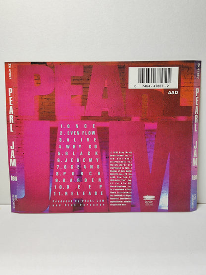 AMM25 PEARL JAM ONCE EVEN FLOW ALIVE 1991 USA English CD FCP020