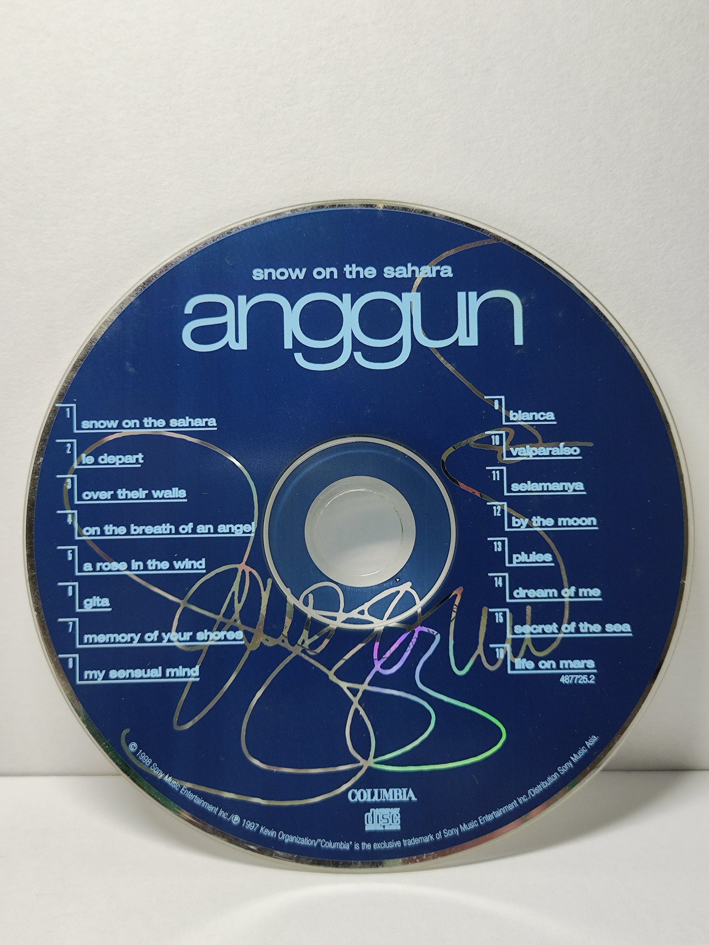 AMM25 ANGGUN SNOW ON THE SAHARA 1998 ASIA English CD FCP024