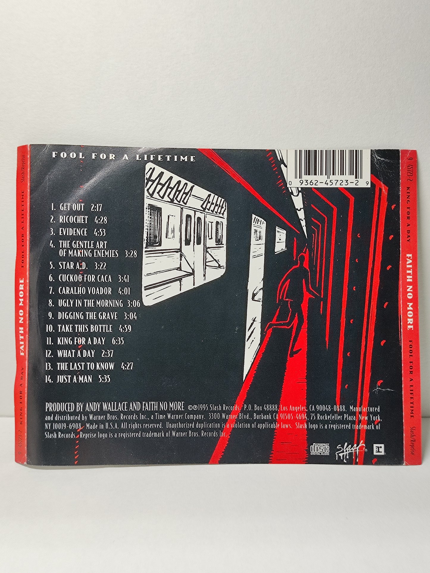 AMM25 FAITH NO MORE KING FOR A DAY FOOL FOR A LIFETIME 1995 USA English CD FCP029