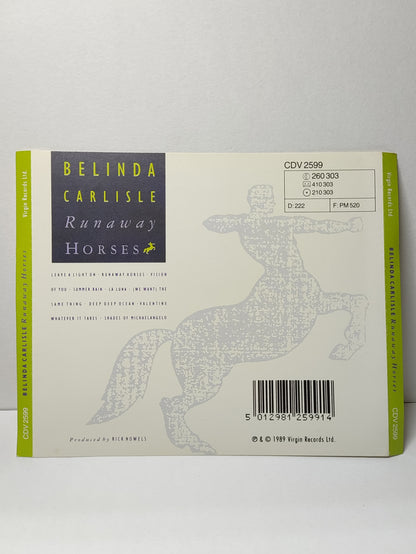 AMM25 BELINDA CARLISLE RUNAWAY HORSES ALBUM 1989 AUSTRIA English CD FCP035