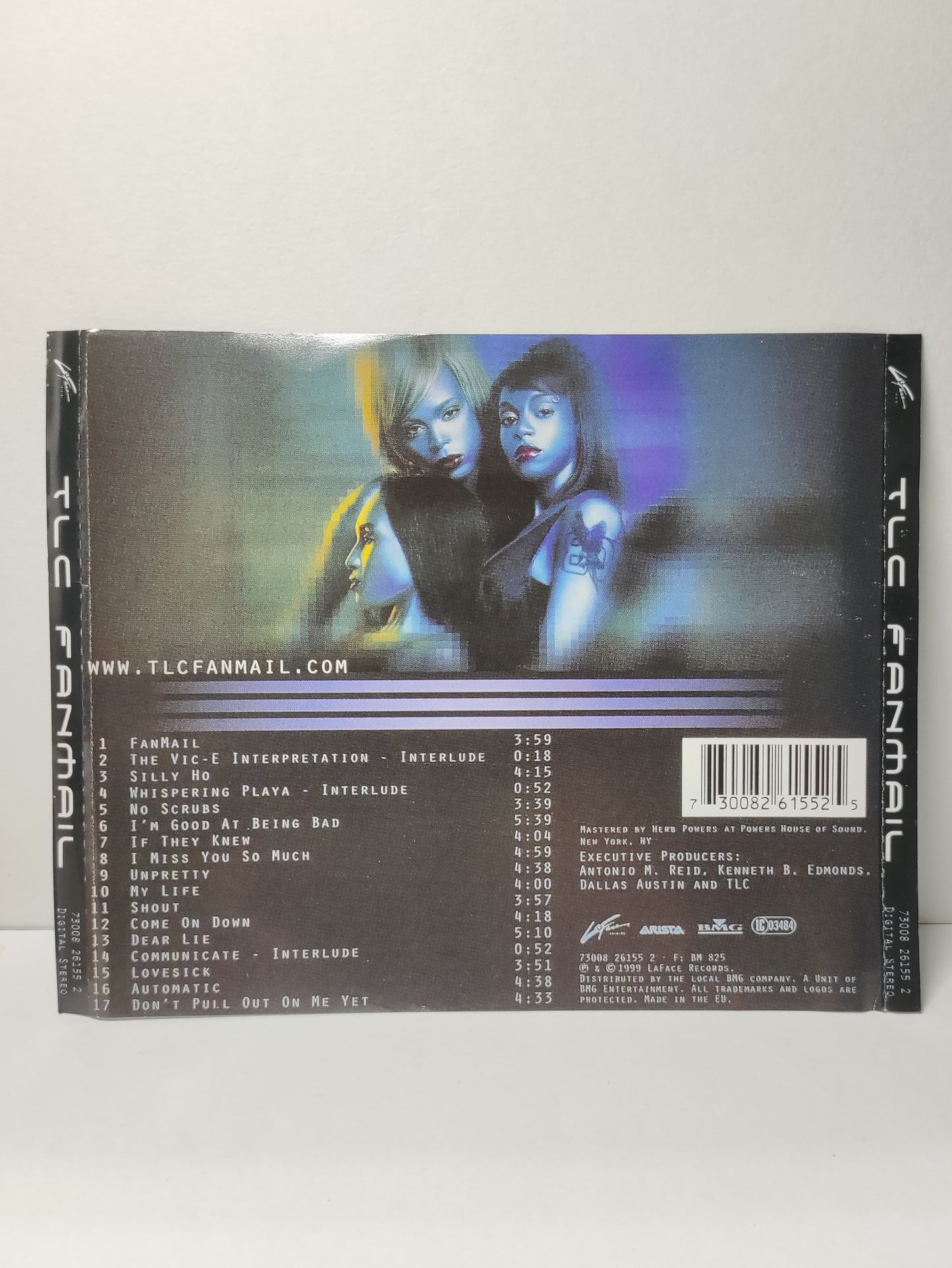 AMM25 TLC GIRL GROUP FANMAIL ALBUM 1999 EU English CD FCP036