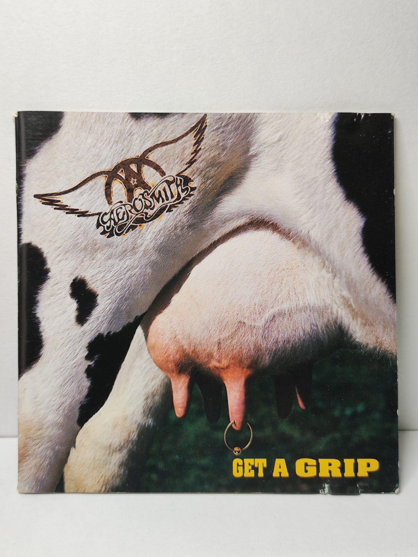 AMM25 AEROSMITH GET A GRIP Cow on Cover 1993 USA English CD FCP038
