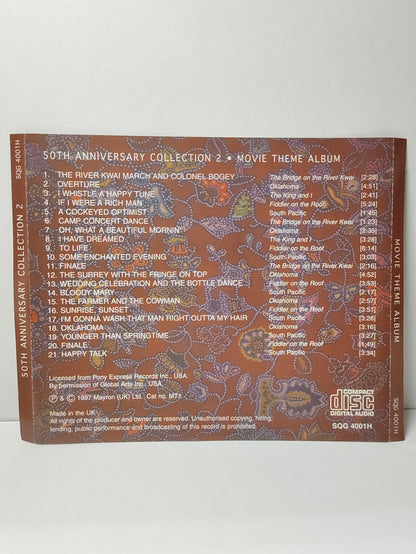 AMM25 SIA Singapore Airlines 50th Anniversary Collection 2 Movie Theme Album 1997 English CD FCP040
