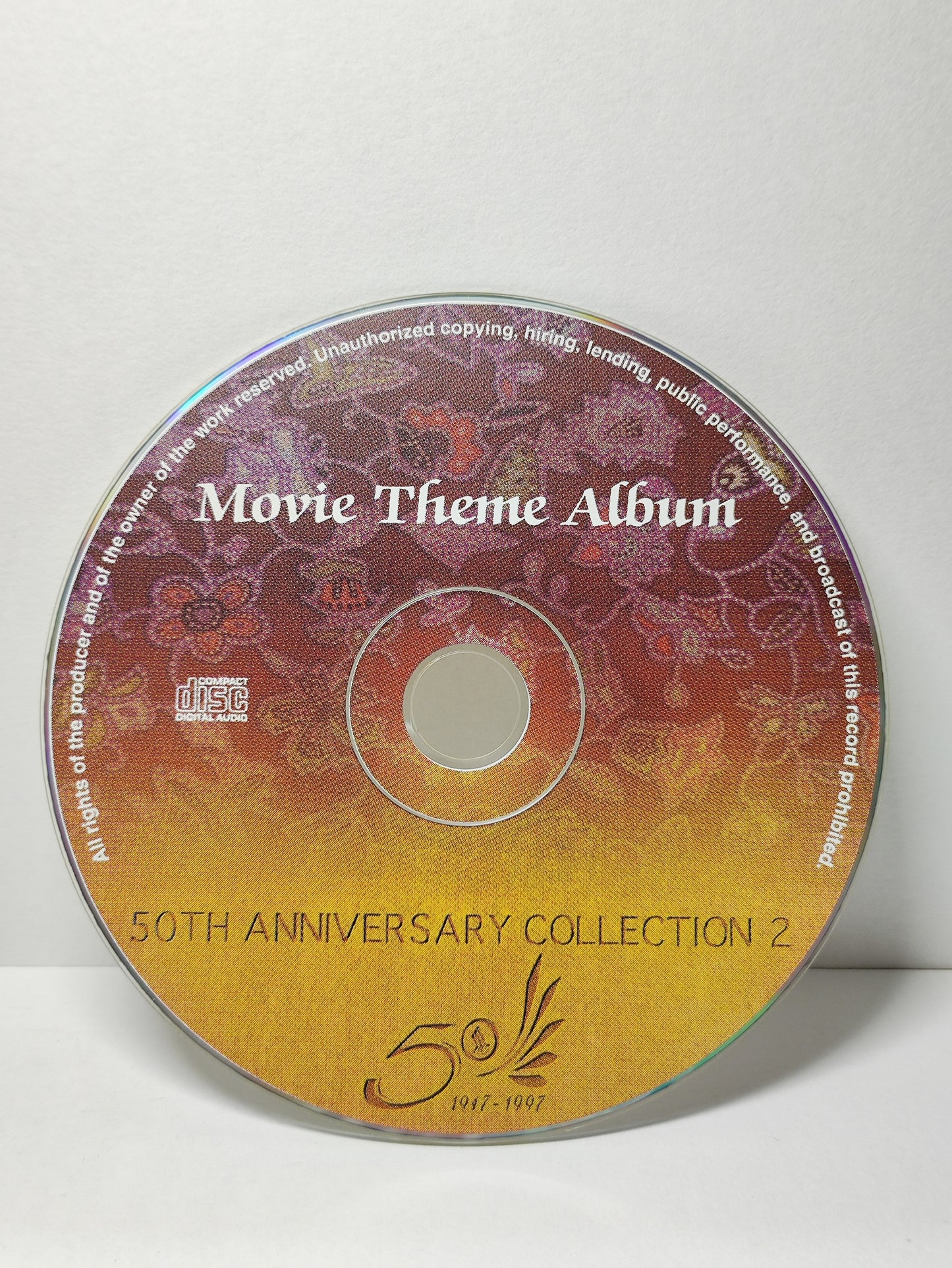AMM25 SIA Singapore Airlines 50th Anniversary Collection 2 Movie Theme Album 1997 English CD FCP040