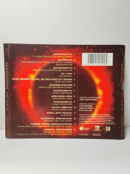 AMM25 ARMAGEDDON The Album Aerosmith Shawn Colvin Journey Bon Jovi 1999 English CD FCP041