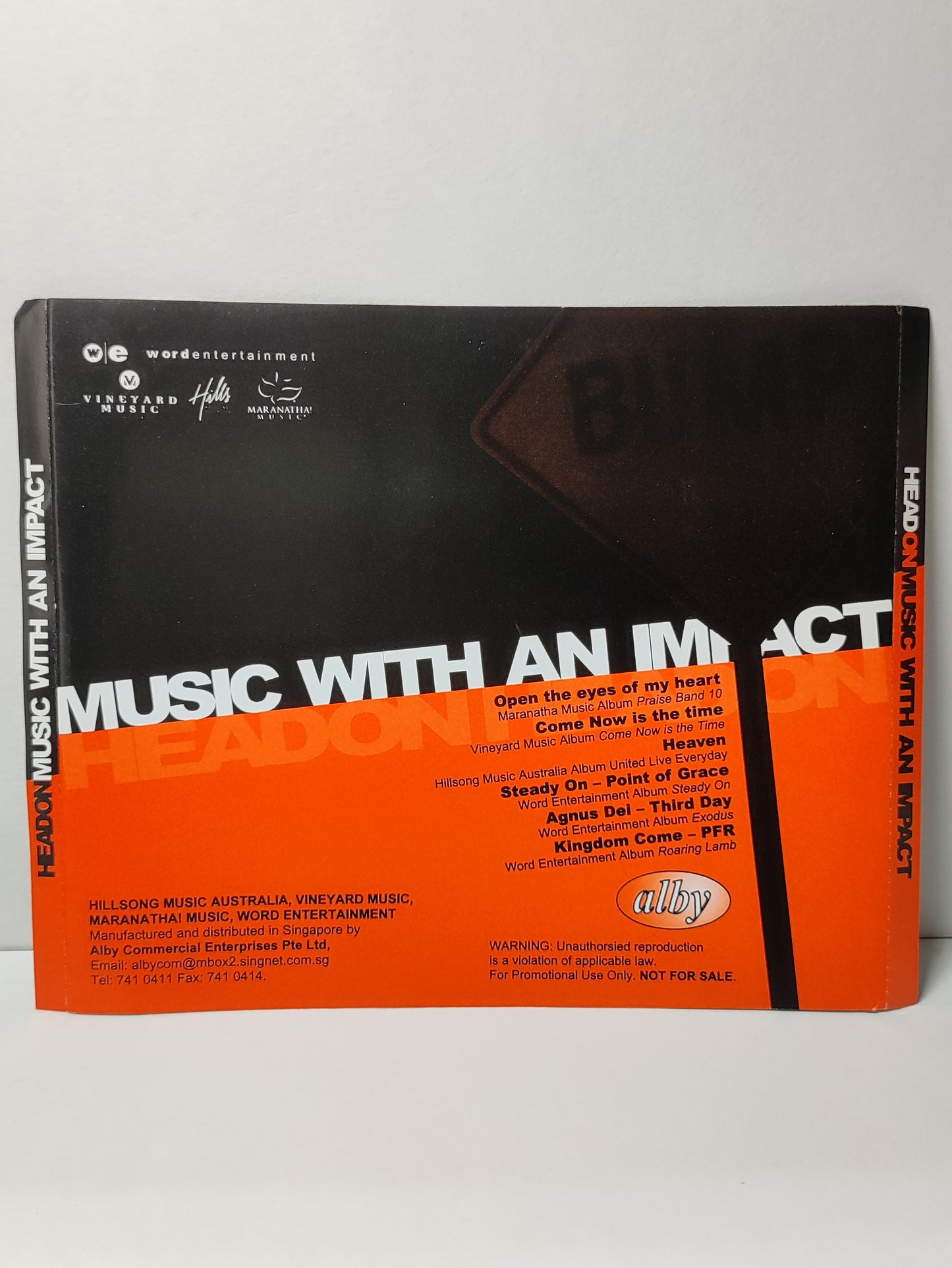AMM25 alby Music with Impact CD Sampler Singapore English Christian CD FCP045